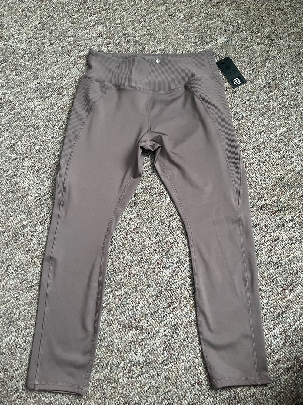 Women’s Active High-Waist Leggings in Taupe